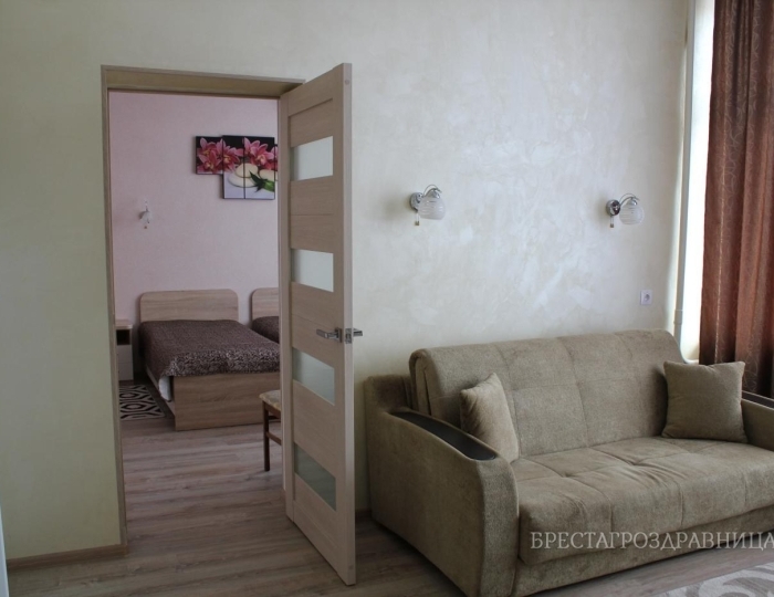 Одноместный 2-комнатный «Люкс» - Санаторий «Брестагроздравница» Беларусь